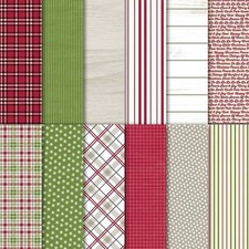 Stampin Up Designerpapier HÜTTENROMANTIK, 12 Blatt in 6x6 Zoll, ca. 15,2 cm