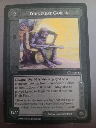 The great goblin - goblin, meccg