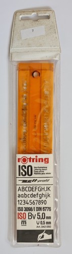 Rotring schriftschablone - rotring,