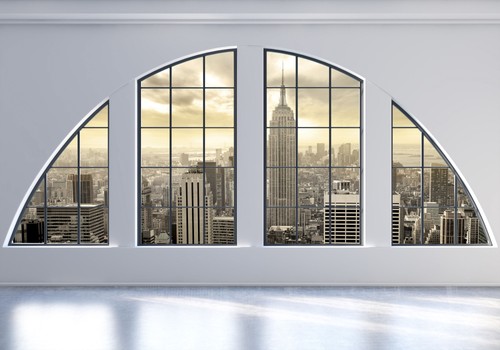 Steinwand new york - steinwand, fenster