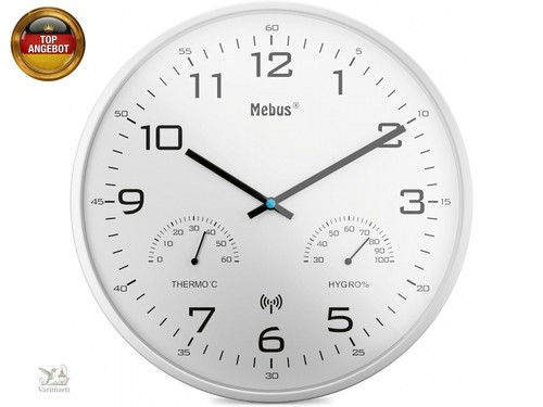Mebus moderne funk wanduhr - moderne, funk-wanduhr