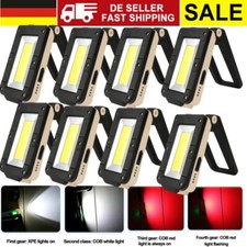 1-10X COB LED Akku Strahler Auto Arbeitsleuchte Baustrahler Handlampe Flutlicht