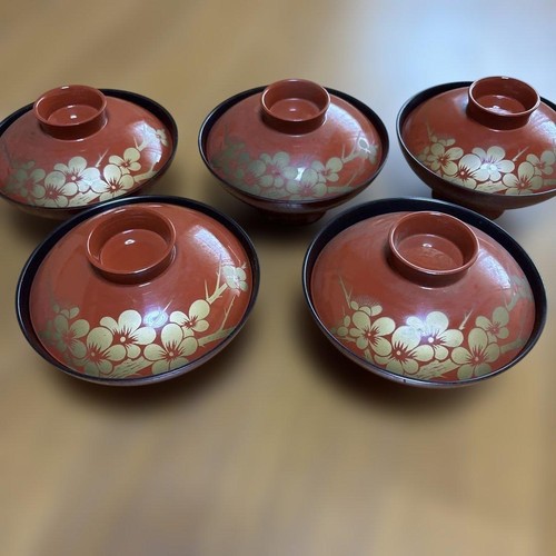 Japanische lack suppenschalen - lack,