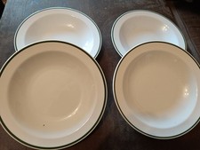 Original DDR Geschirr 4 tiefe Suppenteller 