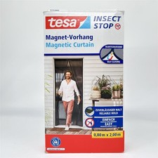 tesa Magnetvorhang selbstschließend - Insektenschutzvorhang mit Magneten für Bal
