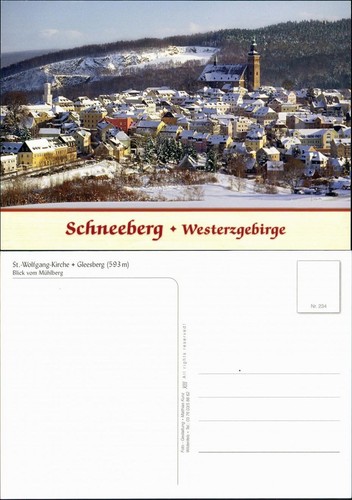 Ansichtskarte schneeberg - ansichtskarte,