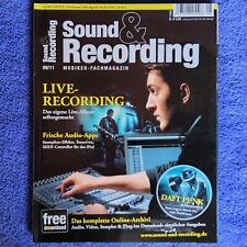 Sound & Recording 08-2011, Daft Punk, Korg Monotribe, Monkey Banana Turbo 8