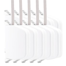 10x Gurtwickler Aufputz inkl. 5m Rolladengurt, schwenkbar, ultraweiß f. Rolladen