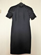 traumhaftes ESPRIT Stretch Kleid Gr. S / 34-36 dunkelblau mit Spitzenärmel