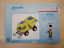Playmobil Bauanleitung 6112 City Kehrmaschine A6 , 6 Seiten