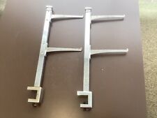 Antike Regalkonsolen Ablage Ladeneinrichtung Messing Verchromt 1930s Art Deco