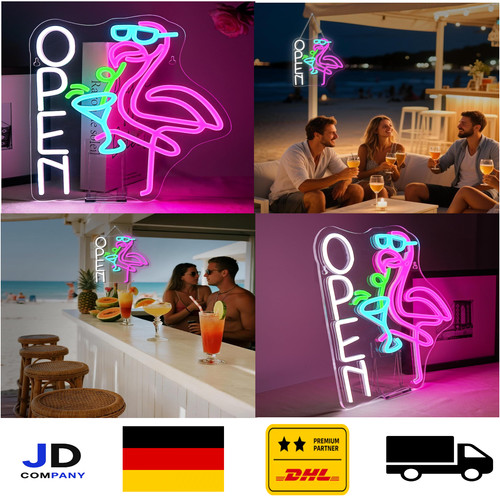 Flamingo neon schild led wand - neon,