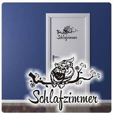 Türaufkleber Schlafzimmer Eulen Eule Liebe Herz Wandaufkleber Tür Aufkleber T030