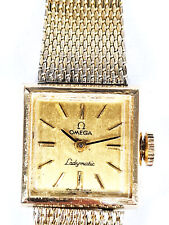 Vintage Omega Damen Uhr Ladymatic gebraucht 10k goldfilled Kompl. Revision 09/24