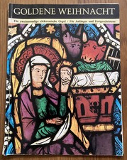 Goldene Weihnacht, zweimanualige elektronische Orgel Noten Alt