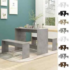 Essgruppe 3-tlg. Sitzgruppe Tischgruppe Tisch Bank mehrere Auswahl vidaXL