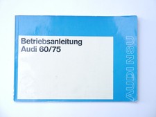 Betriebsanleitung Audi 60 / L