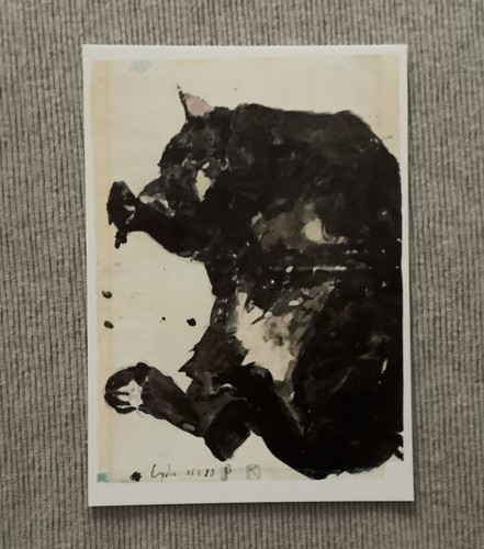 Postkarte horst janssen - 1, postkarte,