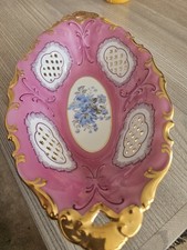 sehr schöne Pirkenhammer Durchbruch Porzellanschale