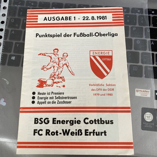 Programmheft energie cottbus - programmheft,