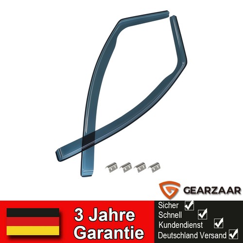 Schwarz windabweiser set für - schwarz,