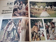 Gojko Mitic Originalautogramm in der NBI Nr. 3/1966.