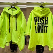 Italy Damen Jacke Sweat Kapuze