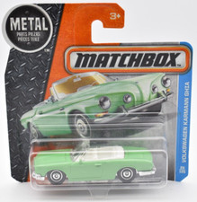 Matchbox Superfast VW Karmann Ghia Type 34 grün. MBX 29/2016. kurze Karte
