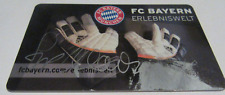 Sepp Maier - signiert - Allianz Arena Card Erlebniswelt Torwarthandschuhe Bayern