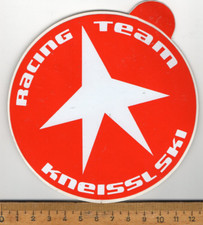 alter Aufkleber  : KNEISSL SKI    Racing Team      (80er Jahre)