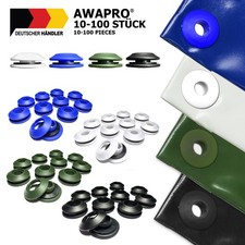 10-100 Stk AWAPRO Kunststoff Ösen Set Rundösen Planenösen Solarabdeckung Pool
