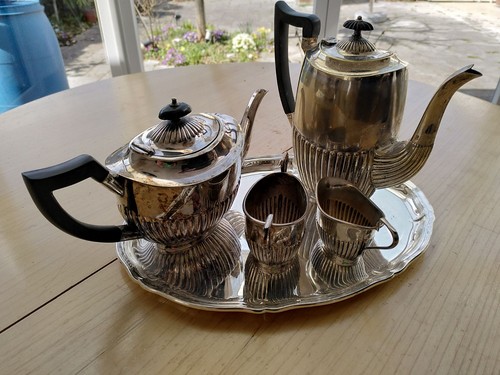 Versilbertes teeservice kaffee - teeservice,