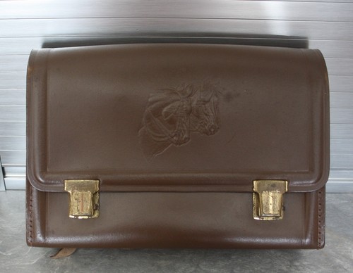 Alter ranzen leder pferd - alter, antik