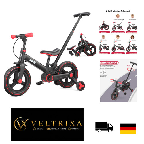 Kinderfahrrad zoll 6in1 - 12,