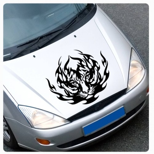 Tribal tiger autoaufkleber - tribal,