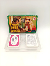 Fragen kostet ja nichts ASS Kartenspiel 70er retro vintage geprüft komplett