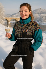 Skianzug Glanznylon Oldschool