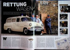 Oldtimer Markt 06/2015 Opel Olympia Krankenwagen in einer seltenen Vorstellung a