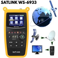 Satlink WS-6933 Camping Satfinder HD DVB-S + DVB-S2 8PSK SAT Messgerät NEU