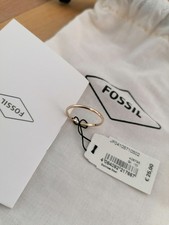 Fossil Ring Edelstahl Größe