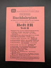 Buch Buchfahrplan Heft 2R Teil