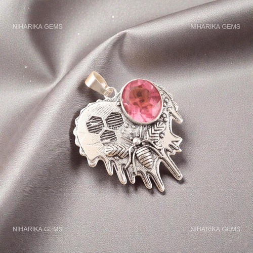 925 sterlingsilber oval rosa - sterlingsilber,