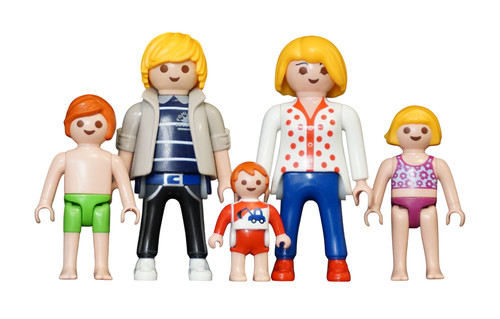 Playmobil familie vogel - playmobil, |