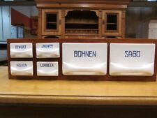 Antiker Küchenschrank,Bauhaus Schüttenschrank,Weichholzregal,Porzellenschütten