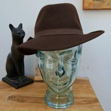 80er vintage Damen Hut Filz