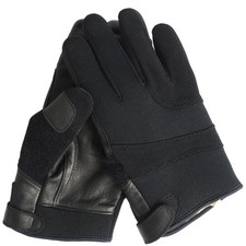 Security Fingerhandschuhe Neopren/Aramid schwarz S-XXL Schnittschutz SWAT