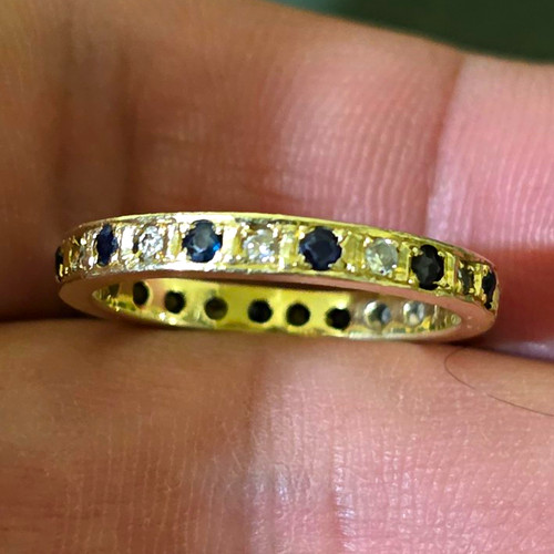 Echtes gold ring mit - gold,