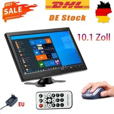 10.1" Monitor LCD Mini Fernseher Computer Anzeige PC TV Display BNC/HDMI/AV/VGA