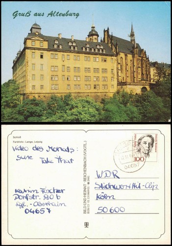 Ansichtskarte altenburg - ansichtskarte,