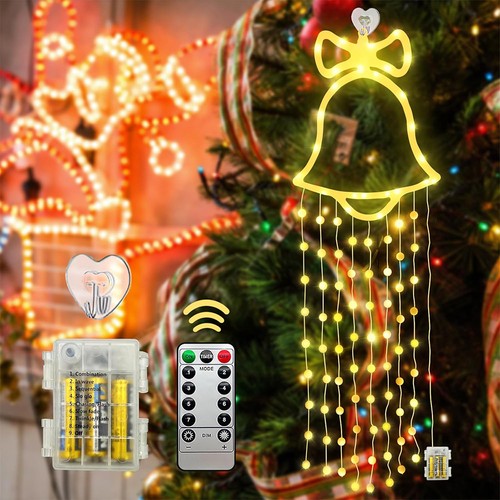 100led weihnachtsdeko fenster - weihnachtsdeko,